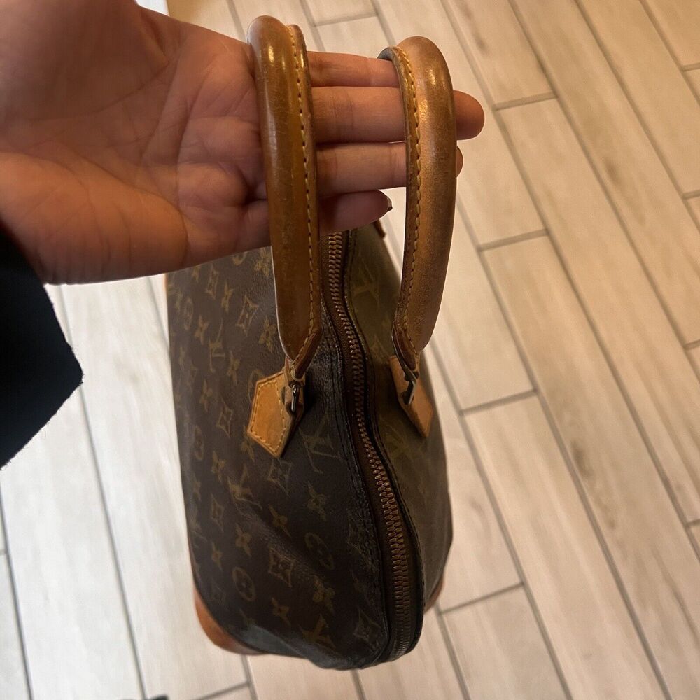 Louis Vuitton Monogram Canvas Leather Alma Pm Bag Brown - Picture 6 of 11